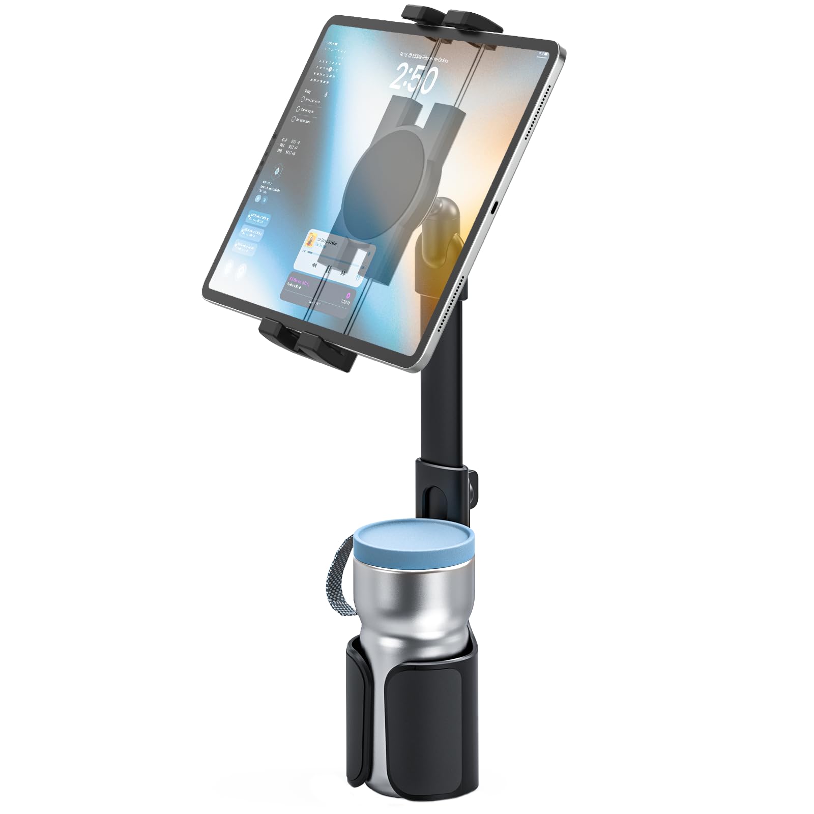 Car Cup Holder Tablet Mount for 4.7