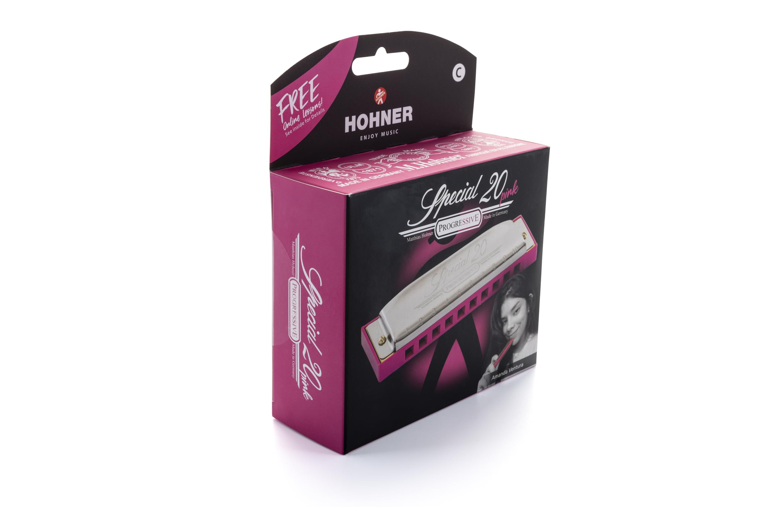 HOHNER Special 20 PINK harmonica C-major