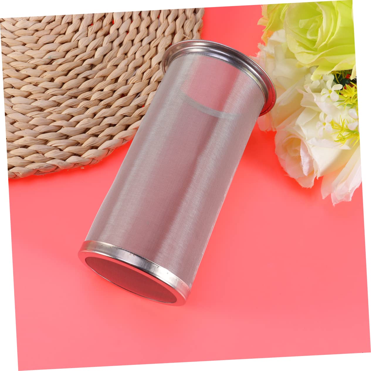 Alipis 3 Coladores De Té De Acero Inoxidable Con Asa Malla Resistente Para Uso Doméstico Y Comercial.
