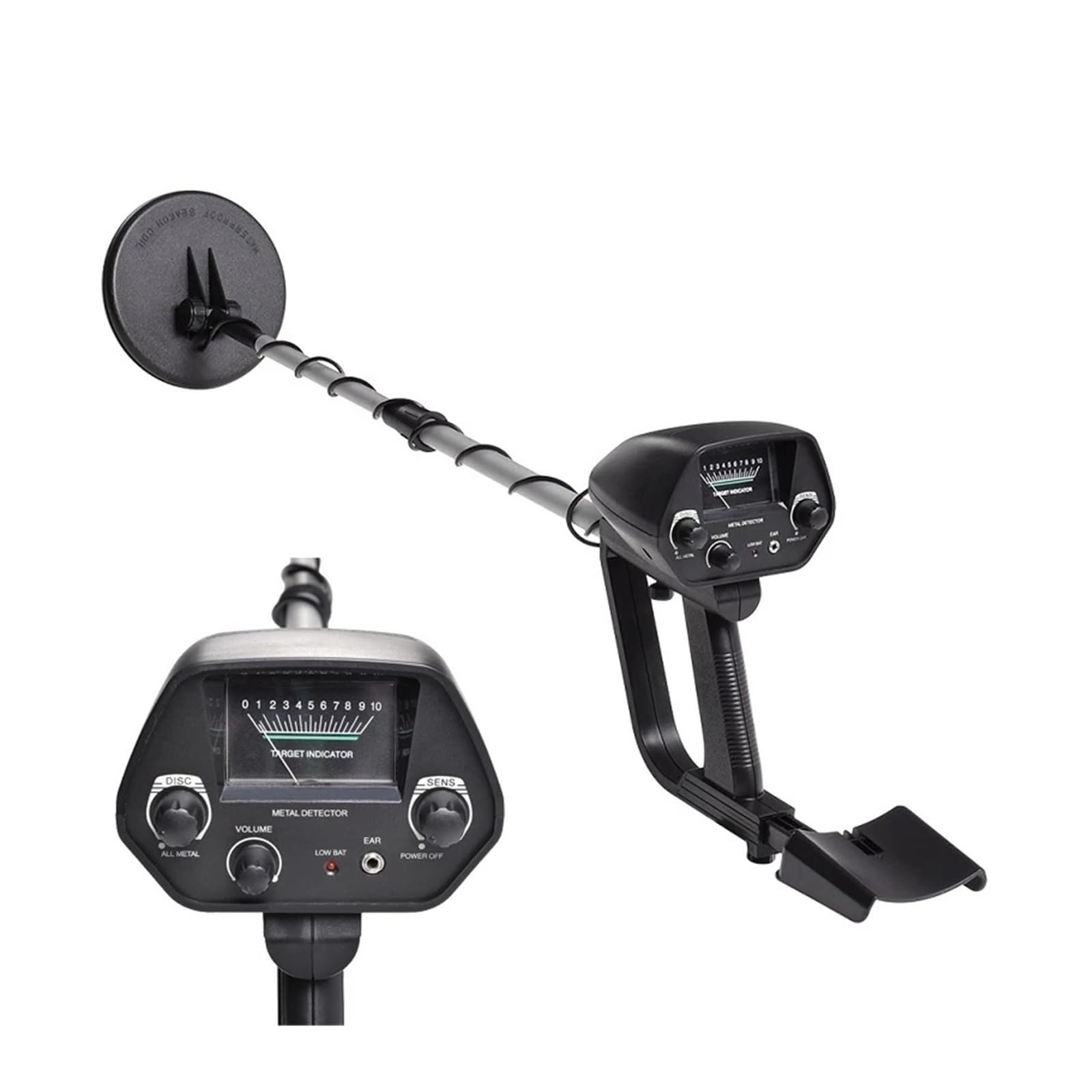Détecteur de métaux MD 4030 portable pour trouver des objets perdus sans creuser au hasard