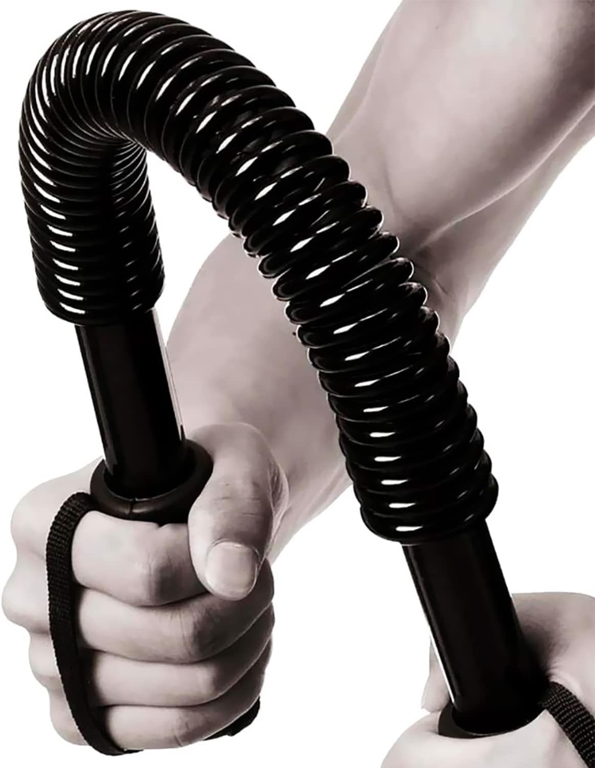 Power Twister Spring Forearm Bar 40 KG | Upper Body Exercise Heavy-Duty Equipment for Core Strengthening Chest Shoulder Bicep Blaster Arm Builder | Home Gym Workout Flex Bar for Men & Women