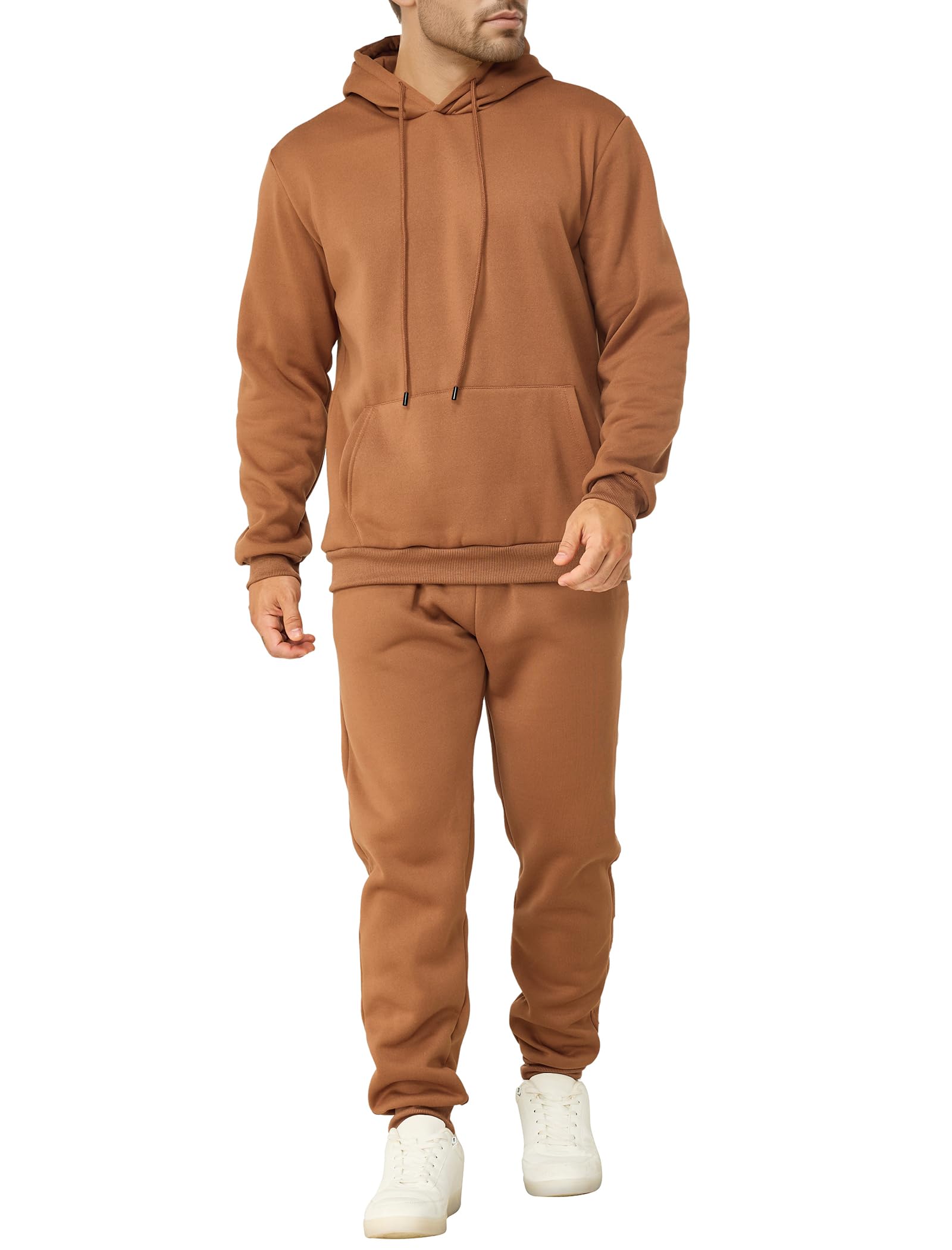 Men's Tracksuits 2 Piece Casual Long Sleeve Sweatsuits Athletic Hoodie and Sweatpants Set Jogging Suit
