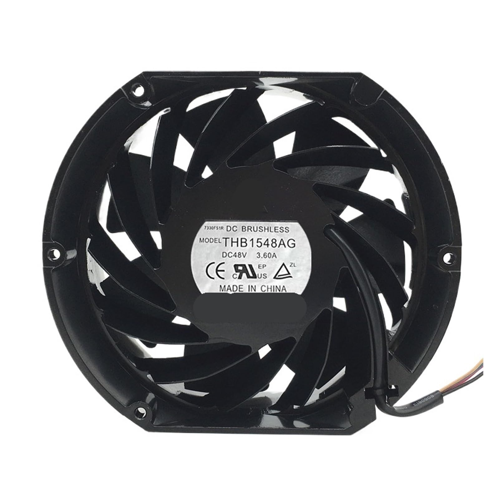 YMUGUEGH THB1548AG DC 48V 3.6A 170x150x50mm 3-Wire Cooling Fan