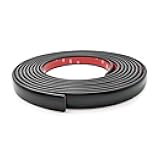 ES12618-PK Universal Fit Matte Black Body Side Molding Trim Pack 18' Protection for Cars, Trucks, Vans, and More