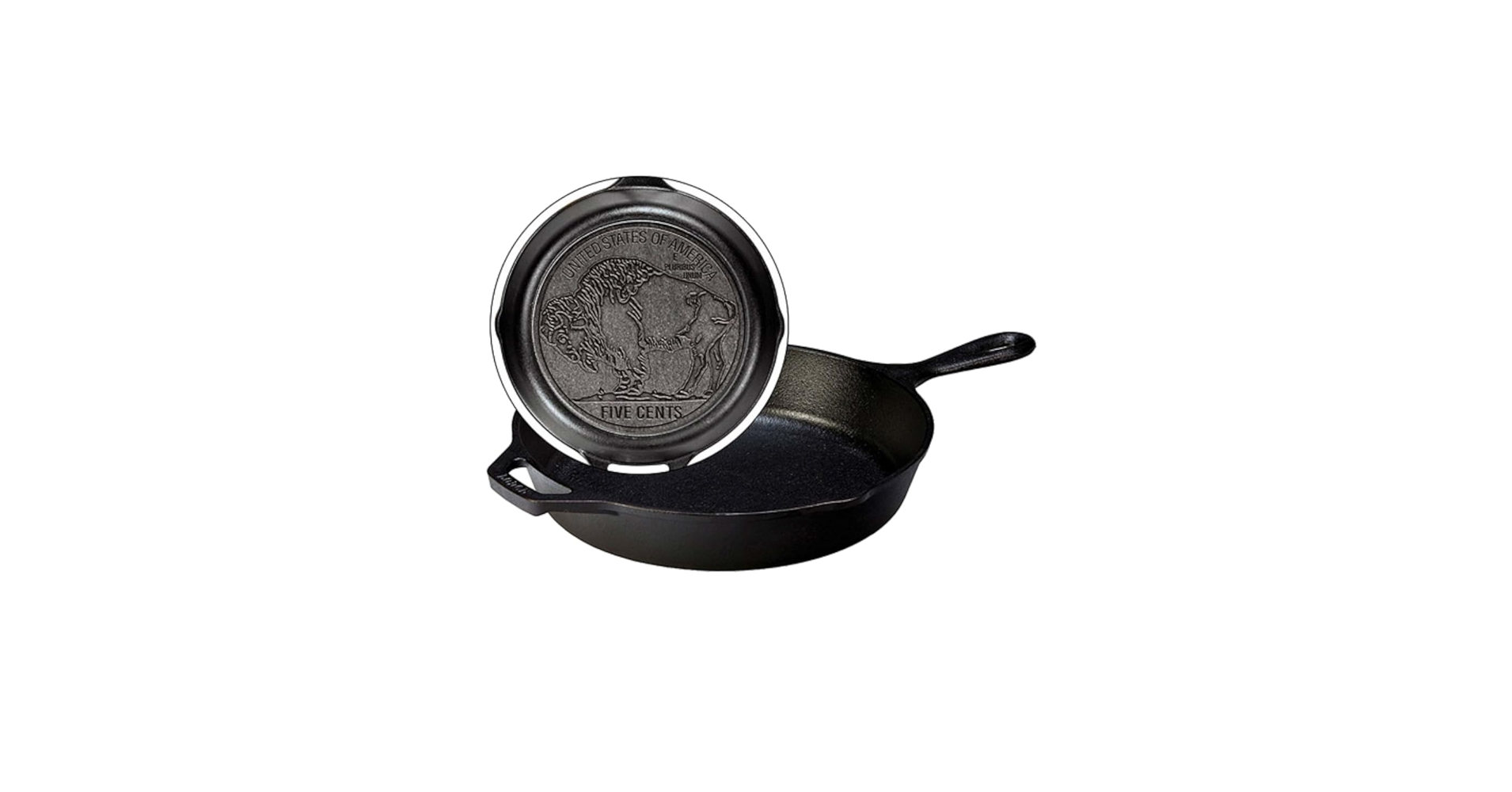 Buffalo Nickel Skillet 10.25インチ【キャンプ】 Lodge Cast Iron 10.25