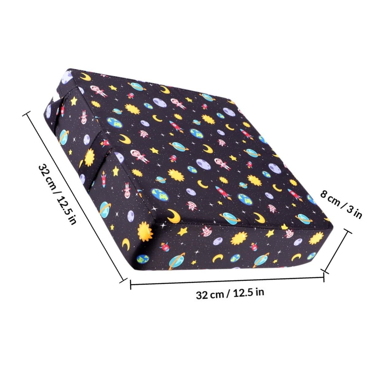 iplusmile Cojín de Elevación para Trona Infantil de Tela Twill, Portátil y Seguro, Compatible Mayoría de Sillas Casa y Restaurante