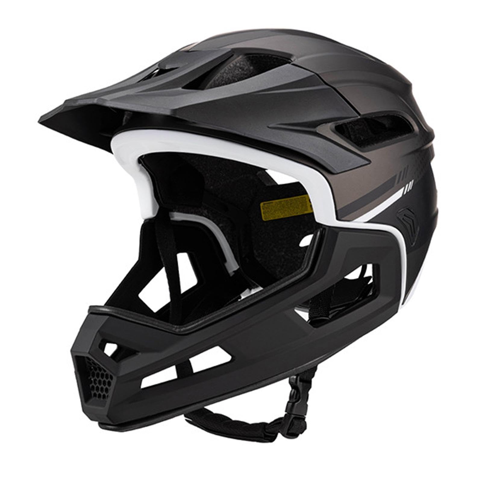 Casque de vélo intégral VTT Casque Ventilation avec Coussinet détachable Accessoires de Cyclisme pour Adulte VTT