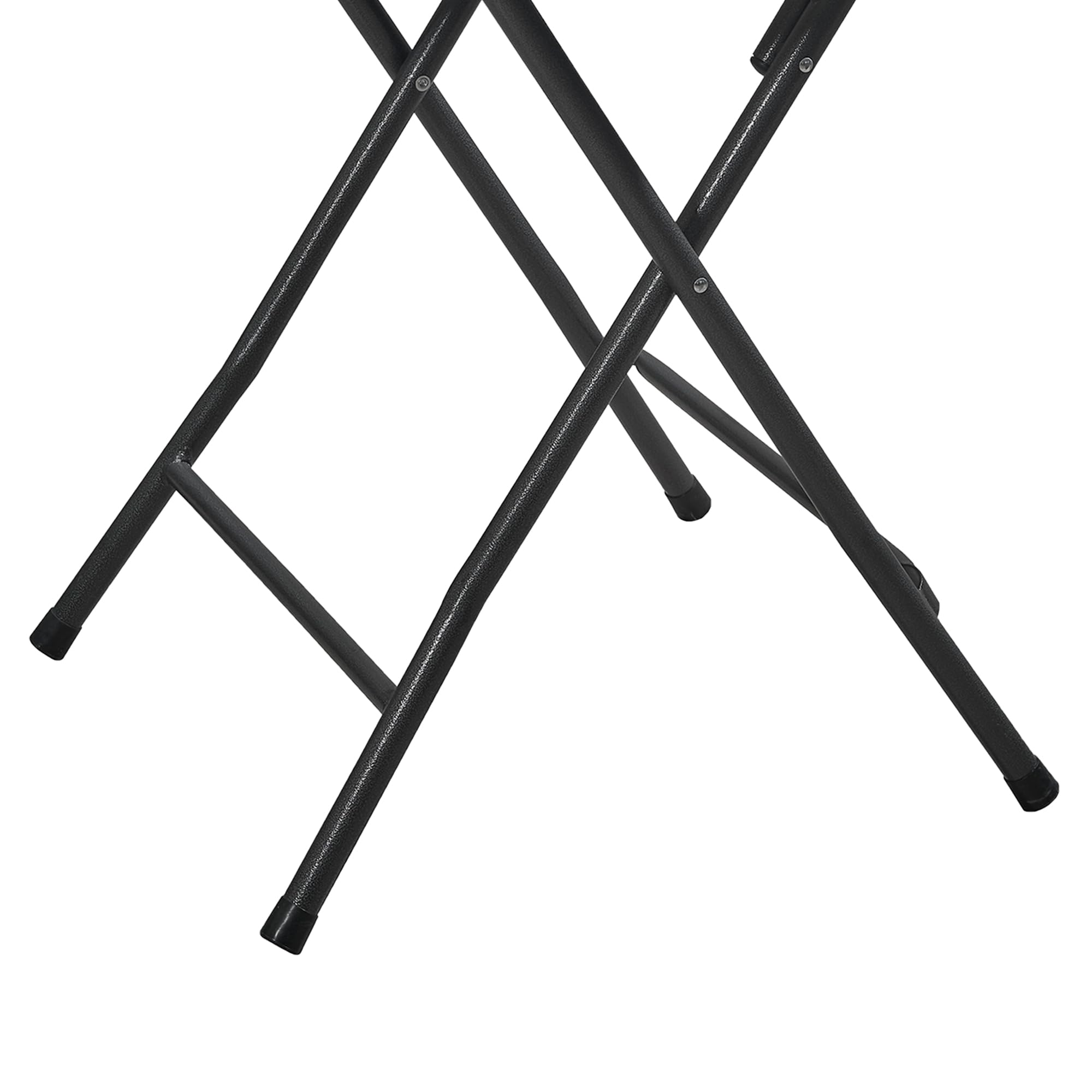 Cofan Mesa Plegable Redonda de Camping | Color: Blanco | Peso máximo: 120 kg | Adecuado para 6 Personas | Medidas: Ø 80 x 74 cm