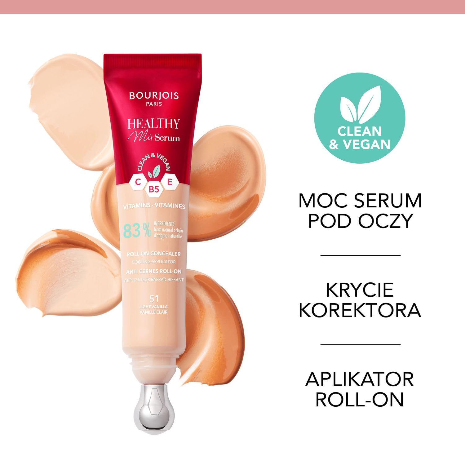 Bourjois Healthy Mix Serum Korektor w płynie Light Vanilla 51W 11 ml