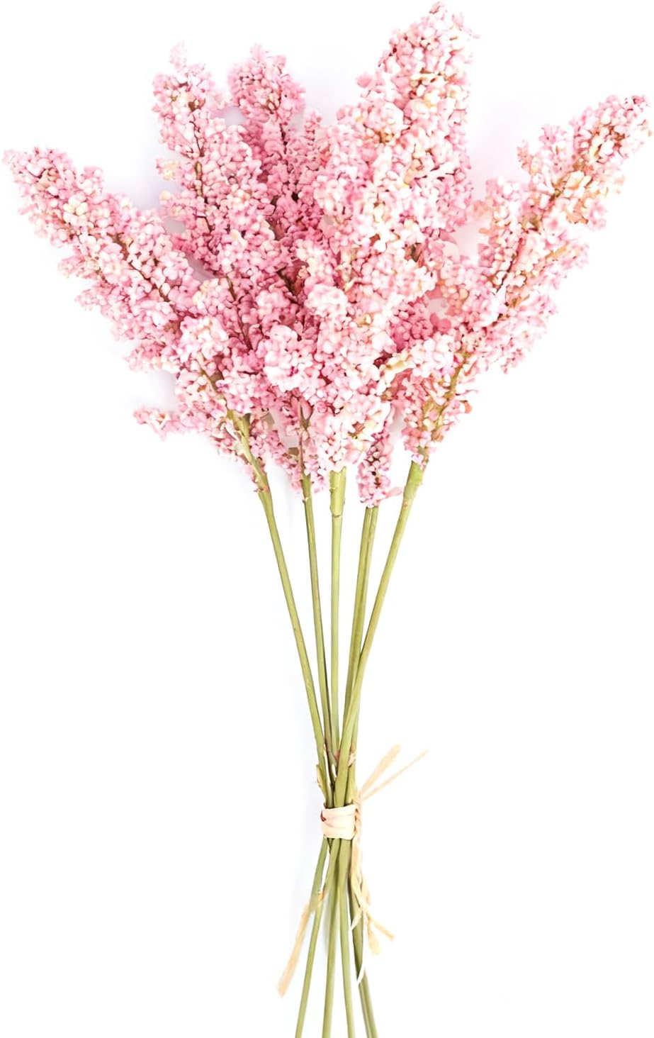 – Bewinner Artificial Silk Flowers, Artificial Silk, Beautiful Design, Beautiful Design for Farmhouse Decoration, 6 Pieces, Plastic, No Maintenance, for Restaurant Indoor/Outdoor (Deep Pink)