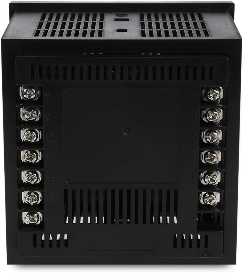 Posteriore view of the SINOTIMER MC901-611 temperature controller showing the wiring terminal block.