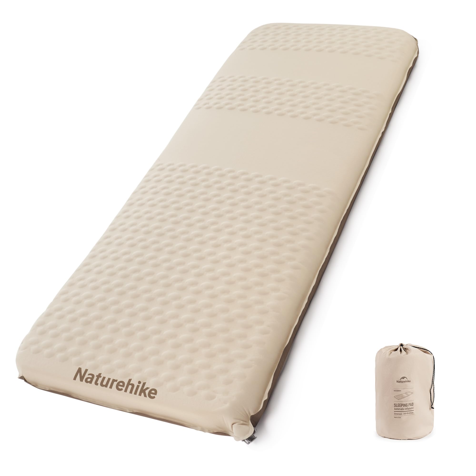 Naturehike D01 tapis d'air auto-gonflant épissable Camping coussin de couchage voyage 3 6 cm matelas d'air randonnée tente tapis extérieur tapis de lit  18