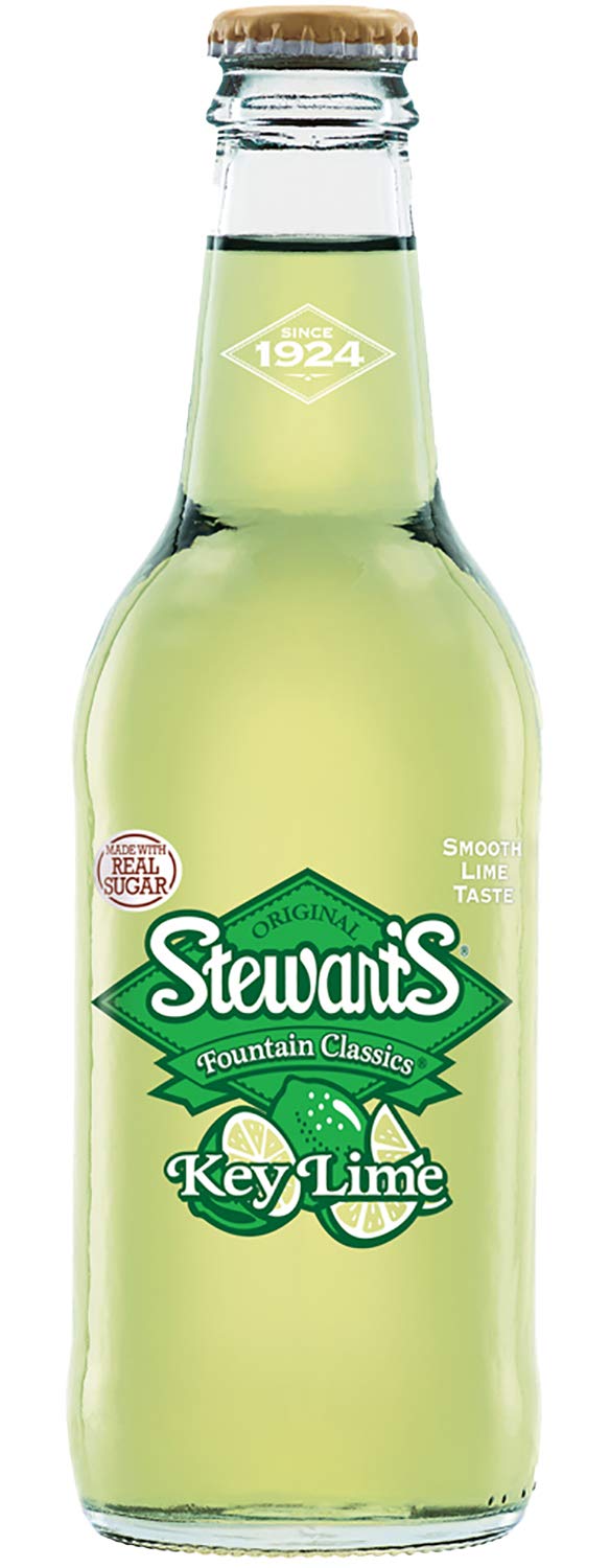 Stewart's Key Lime Soda, 12 fl oz (12 Glass Bottles) Buy Online in