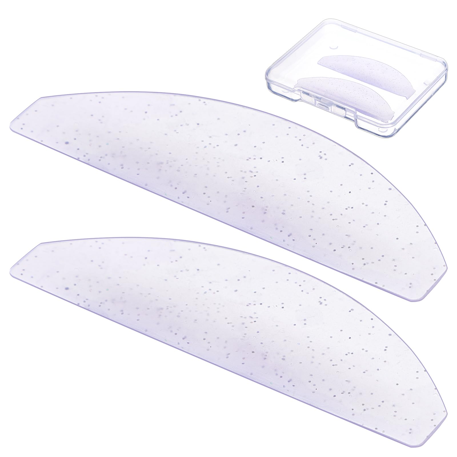 Thin Korean Lash Lift Pad 1mm Ultra Thin Flat Lash Lift Shields for NO.1 Perm Soften Eyelashes Korean Glueless Pads Glueless Lashes Lifting Shield with Storage Case for Salon Usage Flatter Rods-picture-11