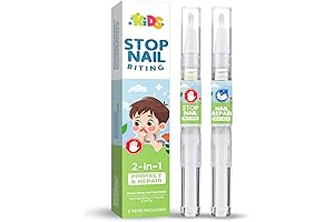 Effective Kids Nail Biting Treatment, 2 Pieces Nail Polish Pen, Thumb Sucking...