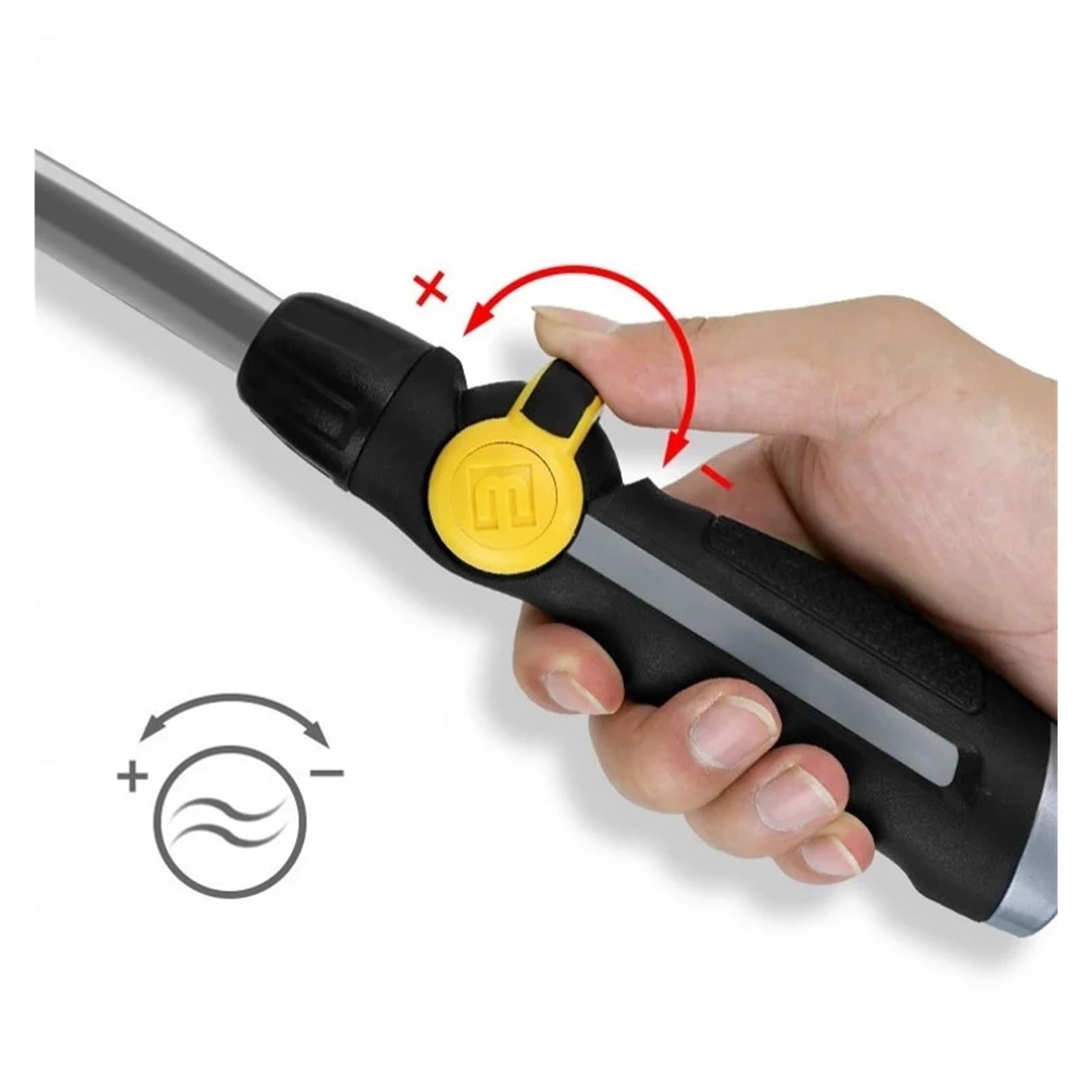 Pistola pulverizadora con manguera Boquilla, Agua de jardín alta presión 180 grados ajustable 8 modos pulverización variables ABS lavado autos(Water Kits)