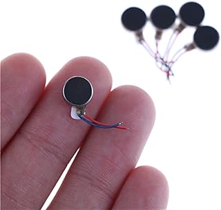 GRASAKY Model Geared 5pcs Mobile Phone Vibration Motor, 8 * 2.7mm Flat Motor, Button Type Vibration Motor Rotating Torque