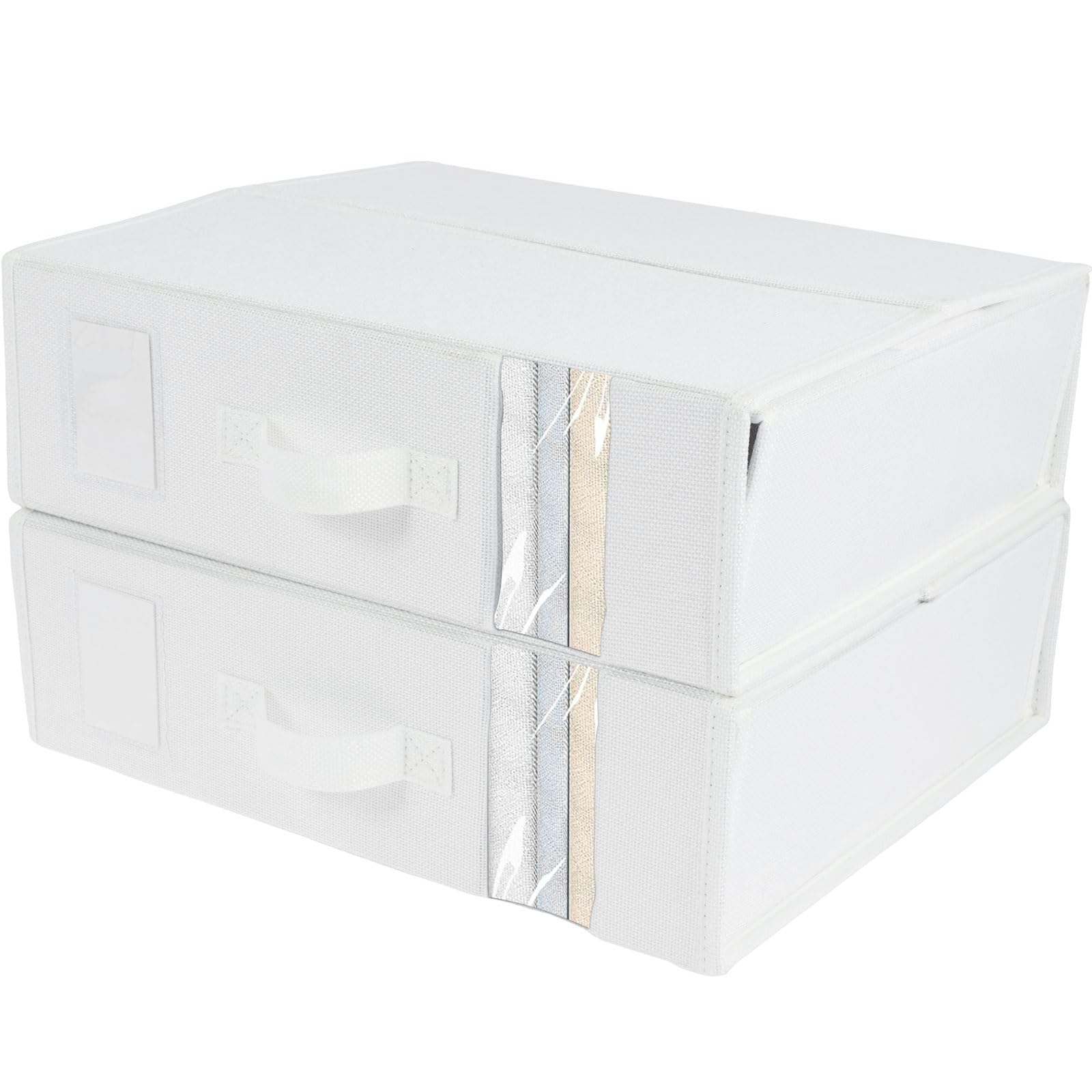 Photo 1 of ***PHOTO AND DESCRIPTION FOR REFERENCE ONLY*** US 2Pcs Bed Sheet Organizer Foldable Bed Sheet Set Storage Bins