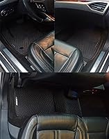 Vista 10 de Alfombrillas de auto de ajuste personalizado para todo tipo de clima para Lincoln MKZ Sedan 2013-2020 - Aspecto elegante y ajuste de precisión Negro