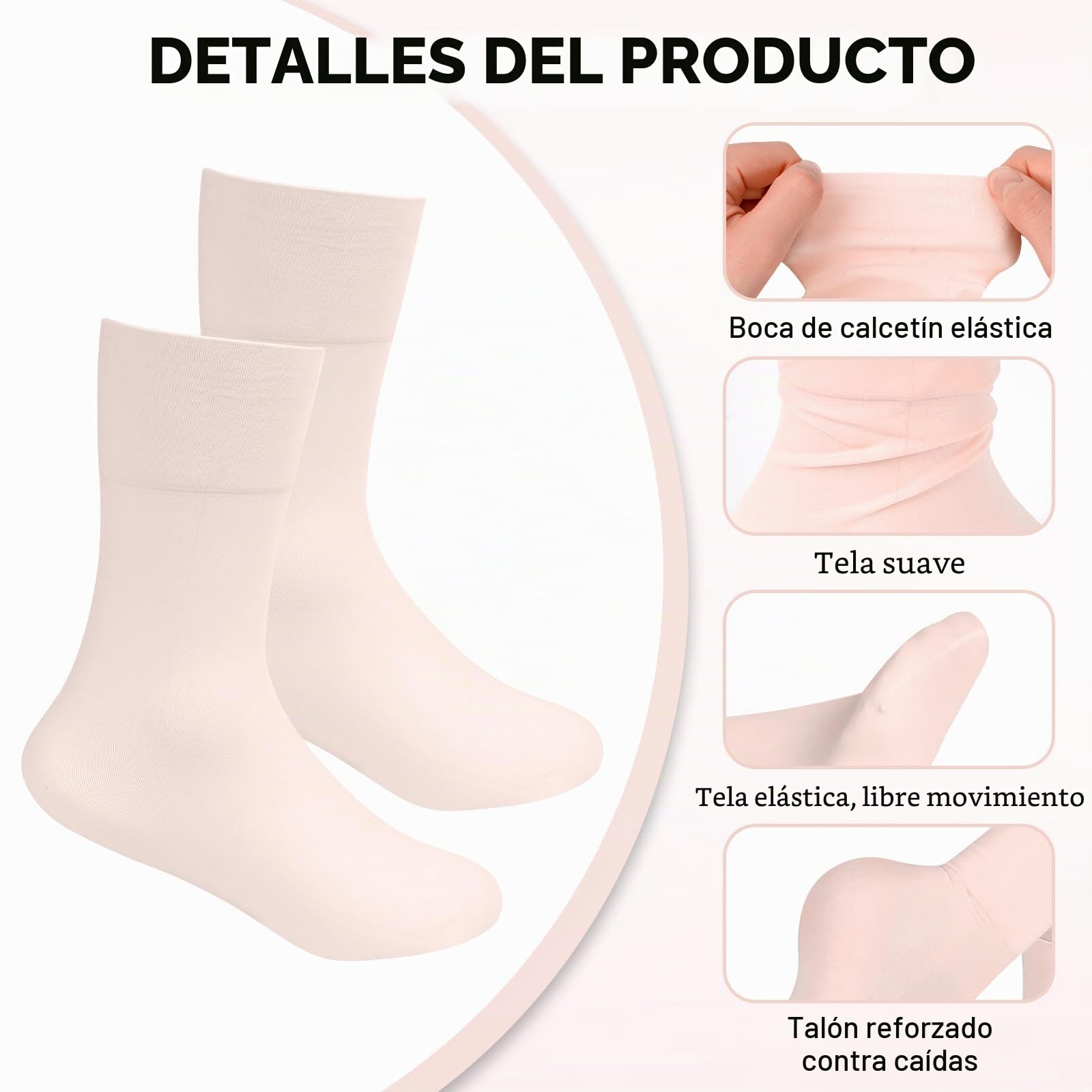 Leikedun 3 pares de calcetines de ballet para niños, transpirables, para danza al tobillo, calcetines esenciales para niñas, ballet, clic, jazz, gimnasia, danza moderna