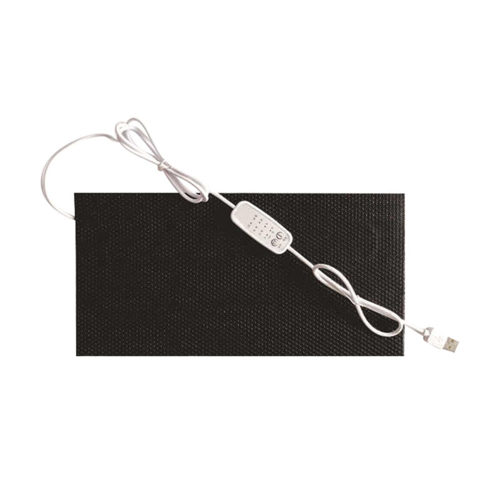 MagiDeal Tappetino riscaldante per rettili, USB a 4 velocità, temperatura regolabile, cuscino riscaldante per terrario, tappetino per, 30x35 Cm