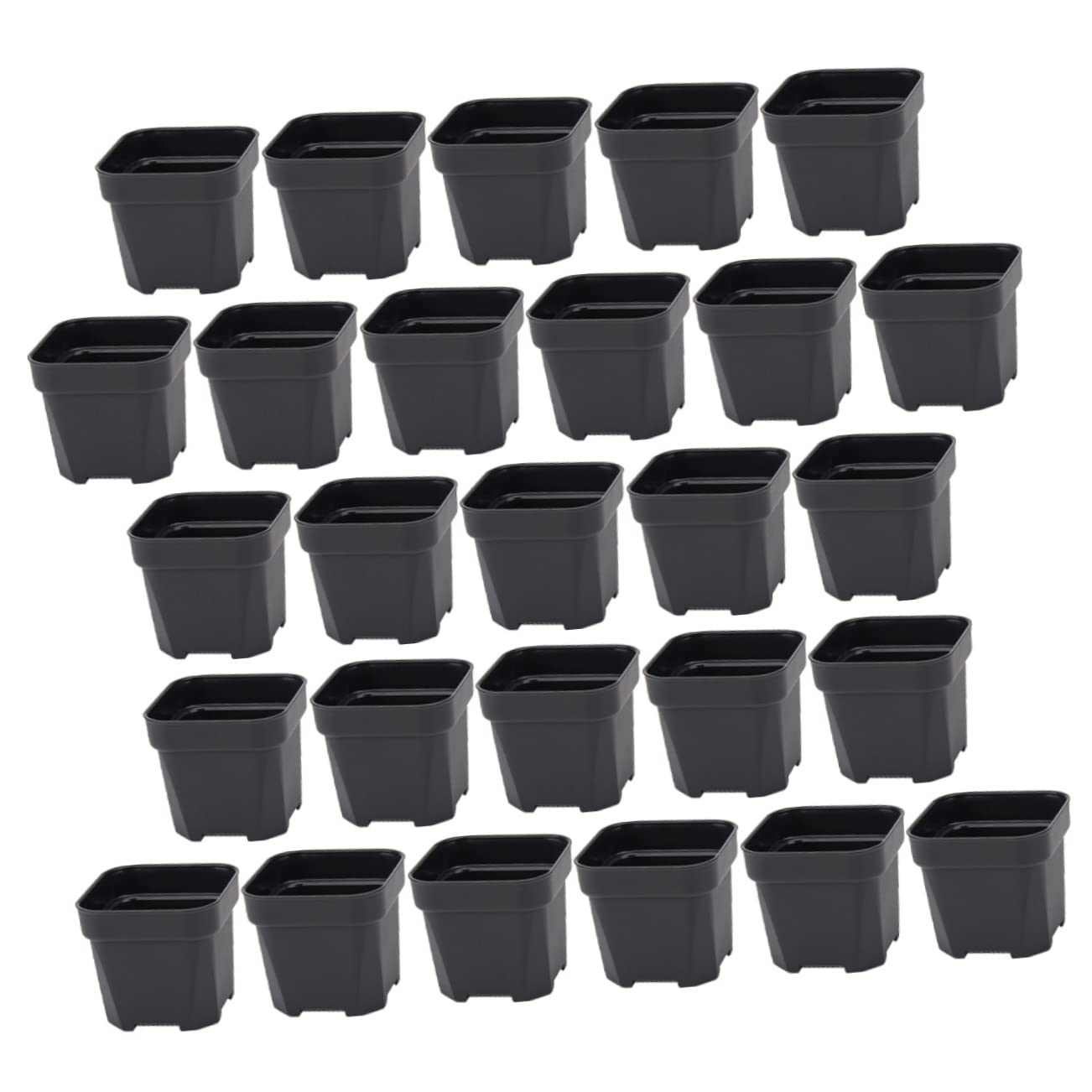 TOYANDONA 30 Pièces Pots de Fleurs Épais Godets de Semis Drainage pour Plantes Bonsai Accessoire de Jardinage