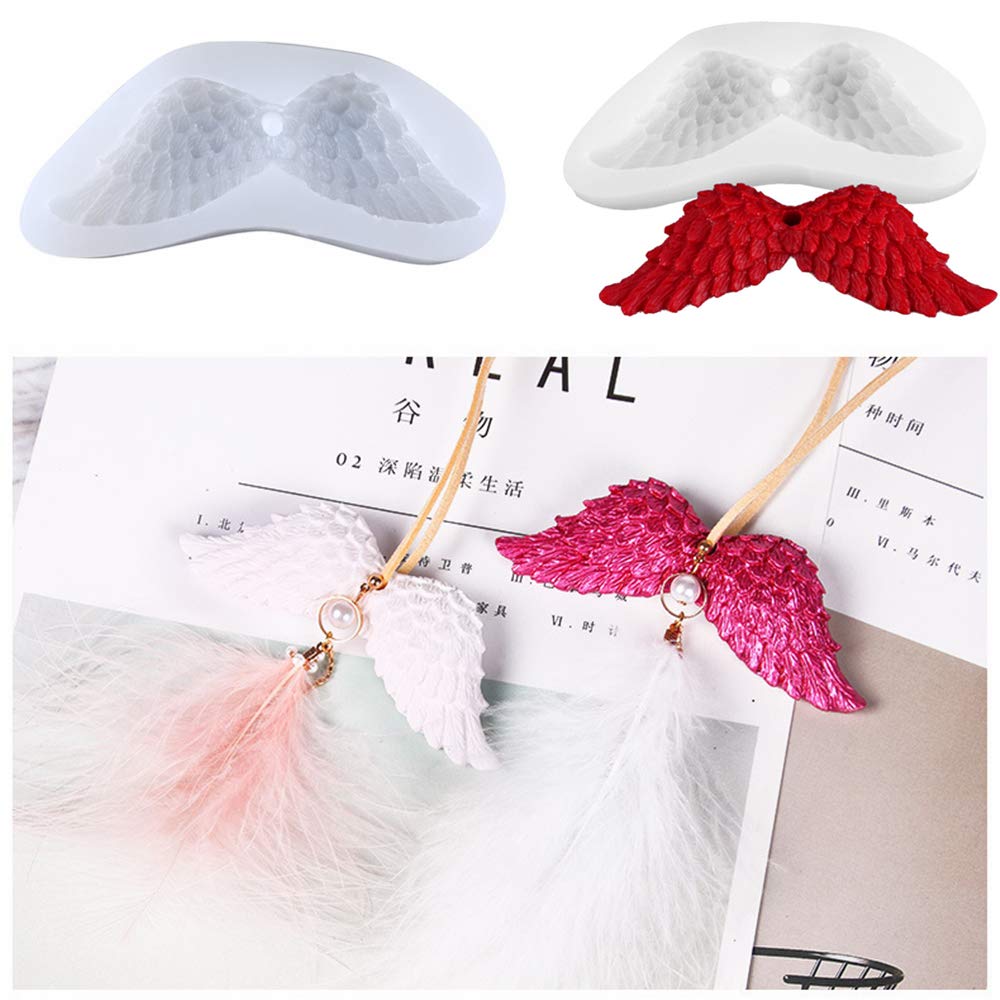 2 Moules En Silicone 3D En Forme D'Ange - Pour Résine, Chocolat, Bougies, Savon DIY - 6