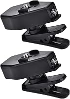 Vista 4 de Yoidesu 1 par de luces LED con clip para gafas, linterna para anteojos, mini libro, para pesca nocturna, lectura, mantenimiento