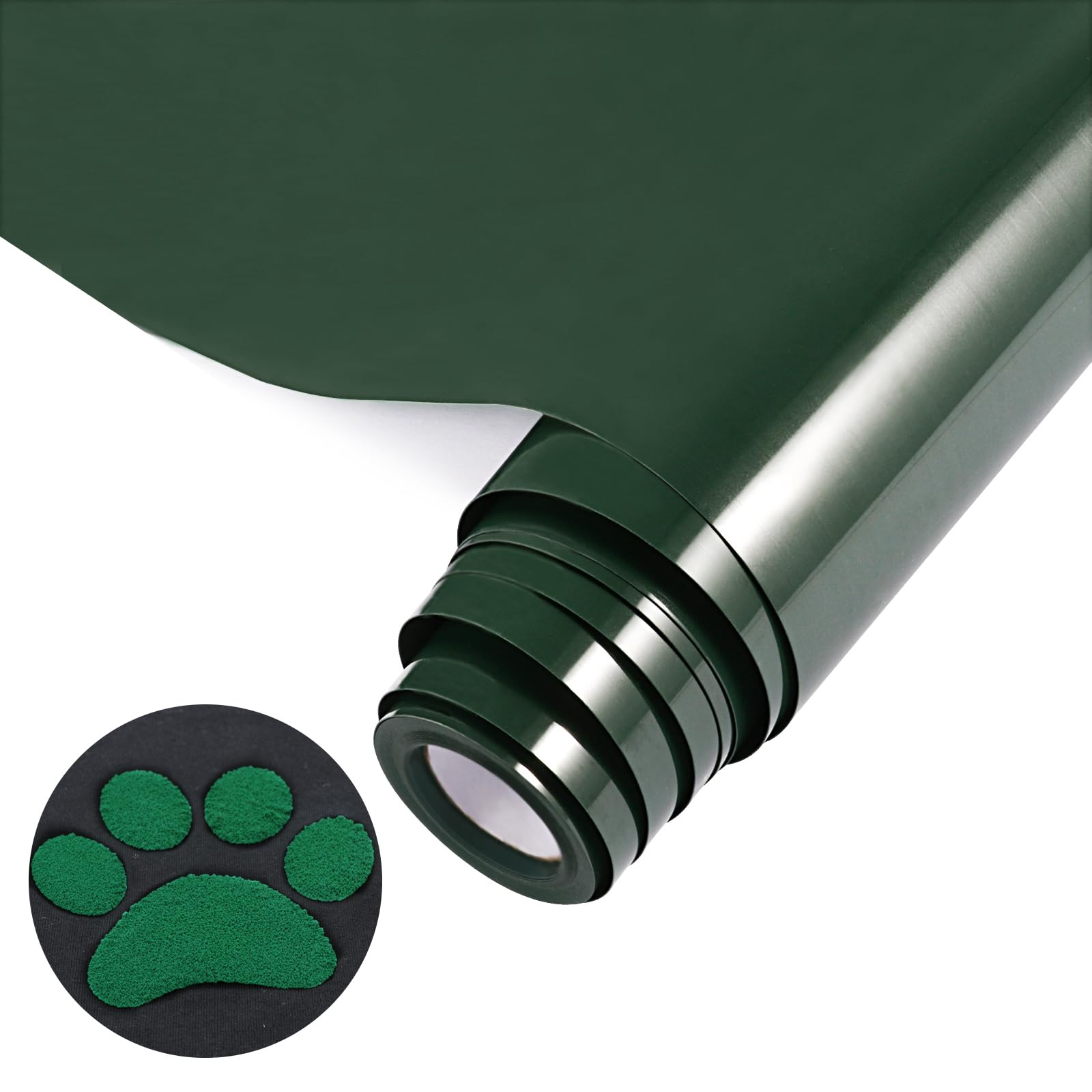 NANAPLUMS Plotterfolie Textil, Neuer 3D-Puff-Vinyl-30,5 x 100 cm Puff HTV Vinylrolle für T-Shirts, 3D-Puff-Hitzetransfer-Vinyl, Einfach zu schneiden