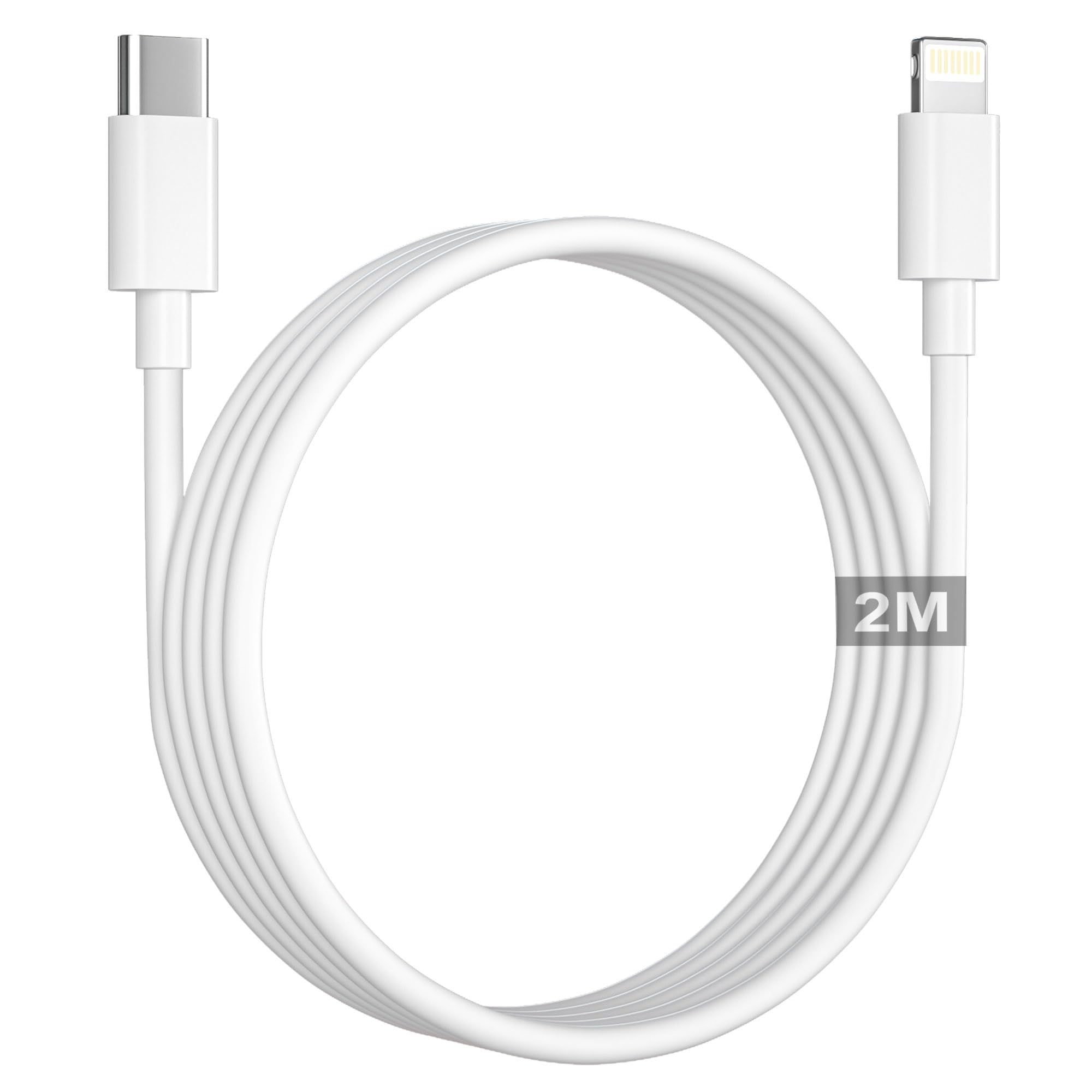 iPhone Ladekabel 2M [MFi Zertifiziert], Lightning Ladekabel iphone Schnellladekabel Handyladekabel USB C Lightning Kabel 2M i Phone Kabel für iPhone 14/14 Pro Max/13/12/11/X/XS/XR/8 Plus/SE,iPad