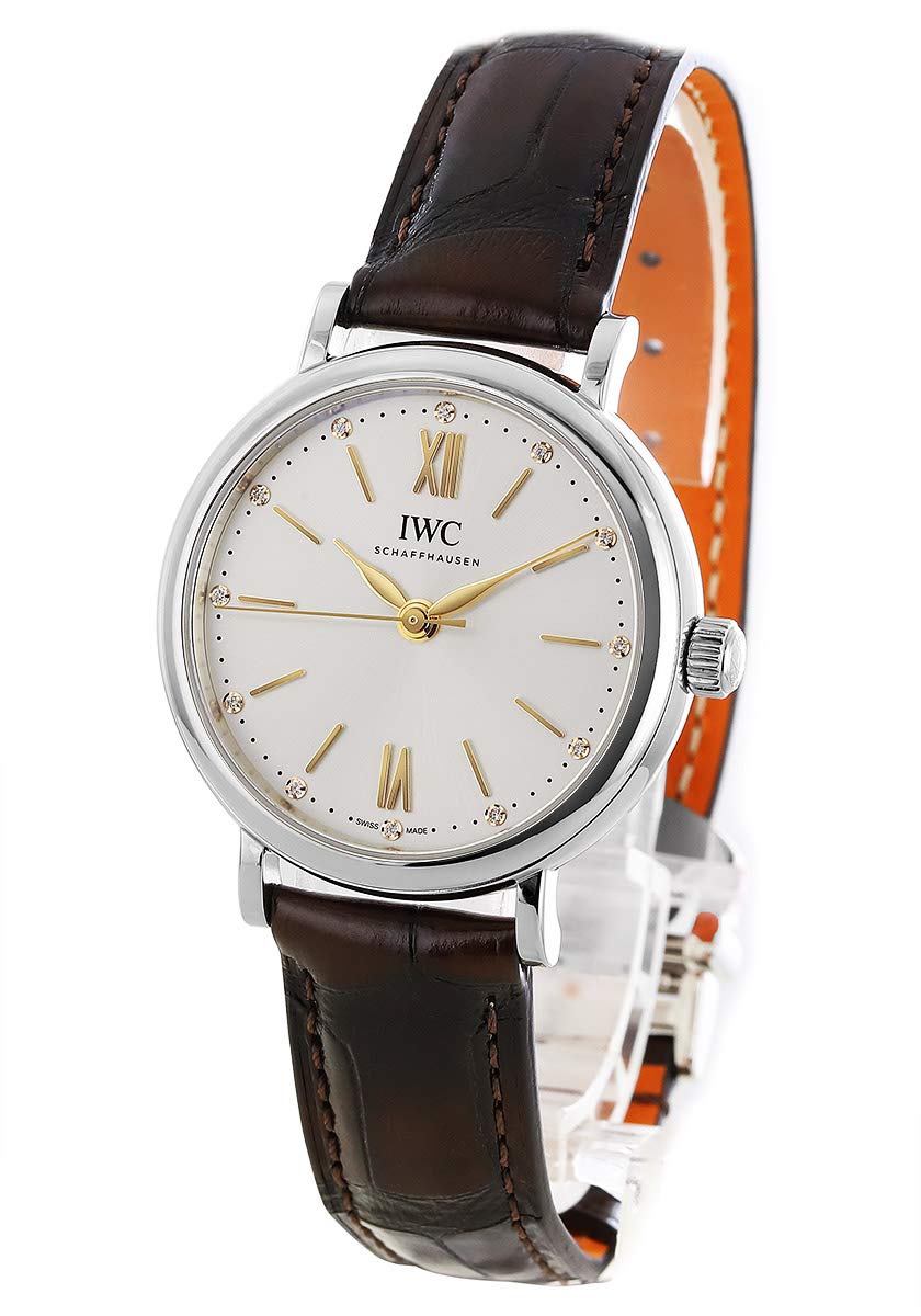 IWC Automatic Diamond Silver Dial Ladies Watch IW357403