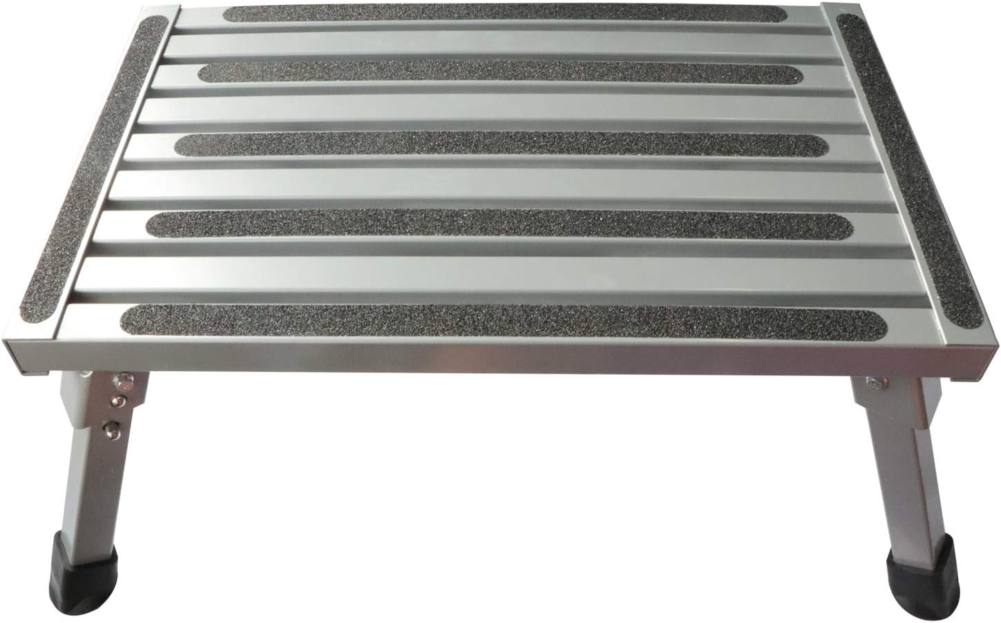 Kesywale Portable RV Steps, 18.9" x 11.8" Folding Step Stool Aluminum Platform Step with Non-Slip Rubber Feet, 440LBS Capacity (18.9" x 11.8"): Furniture & Decor