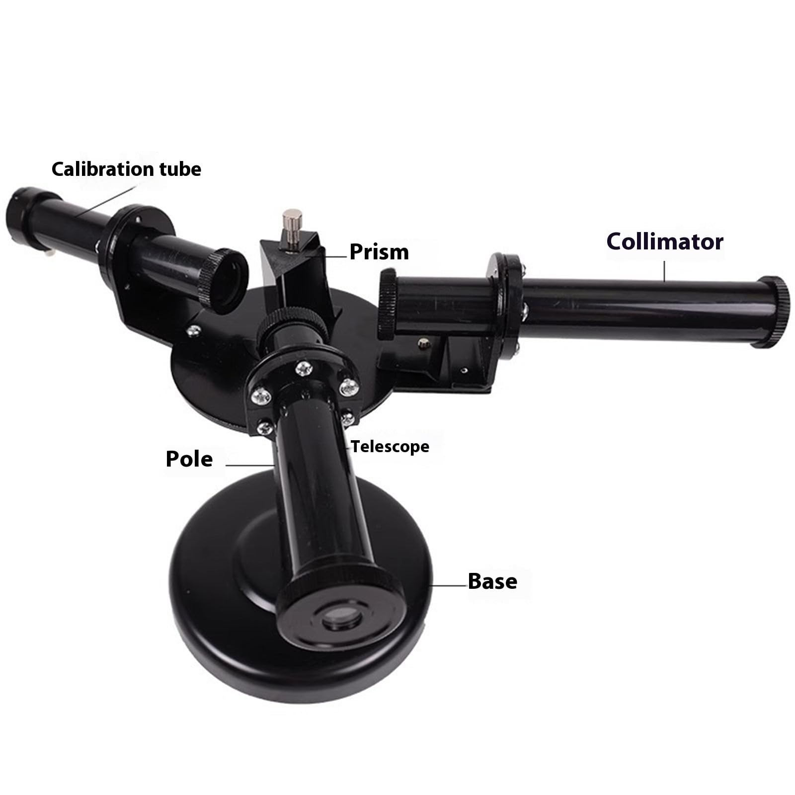 Espectroscopio para escuela secundaria, equipo de enseñanza de laboratorio, óptica, prisma de laboratorio, divisor de haz portátil, espectroscopio portátil, experimento de física para clase