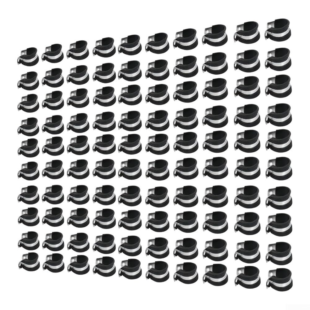 Kit Abrazaderas para acero Inoxidable 100PCS Aisladas Kit Abrazaderas