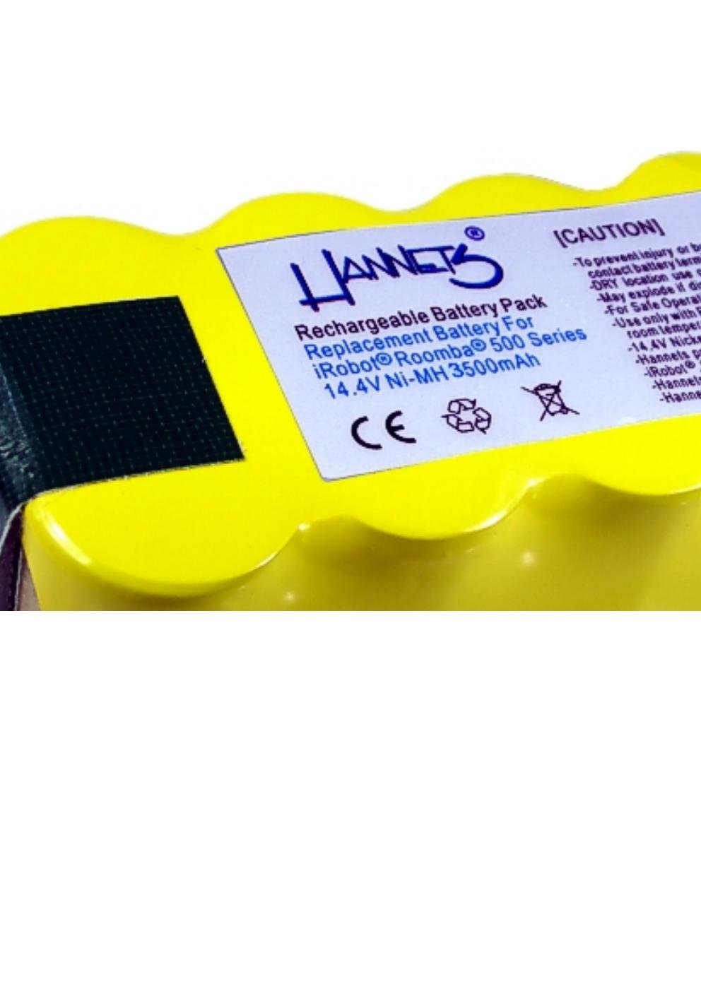 Batterie Hannets Pour Roomba Séries 500 à 800, Compatible I-Robot, 14.4V