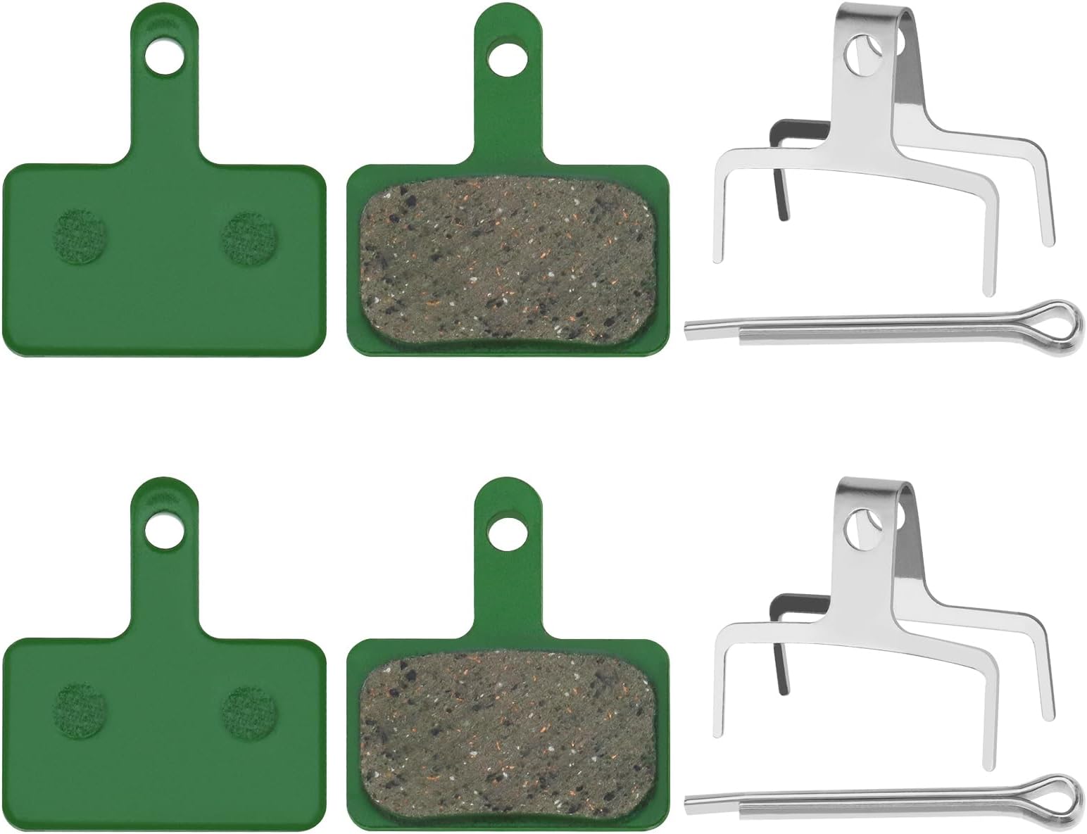 2 Pairs Ceramic Brake Pads Replacement Compatible with Kaabo Wolf Compatible with Zero Compatible with Dualtron Brake Pads 35x30.5mm