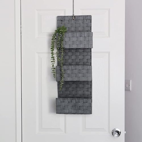 Miniatura 5 de JVL Vichy - Unidad de almacenamiento colgante de nailon de 3 niveles