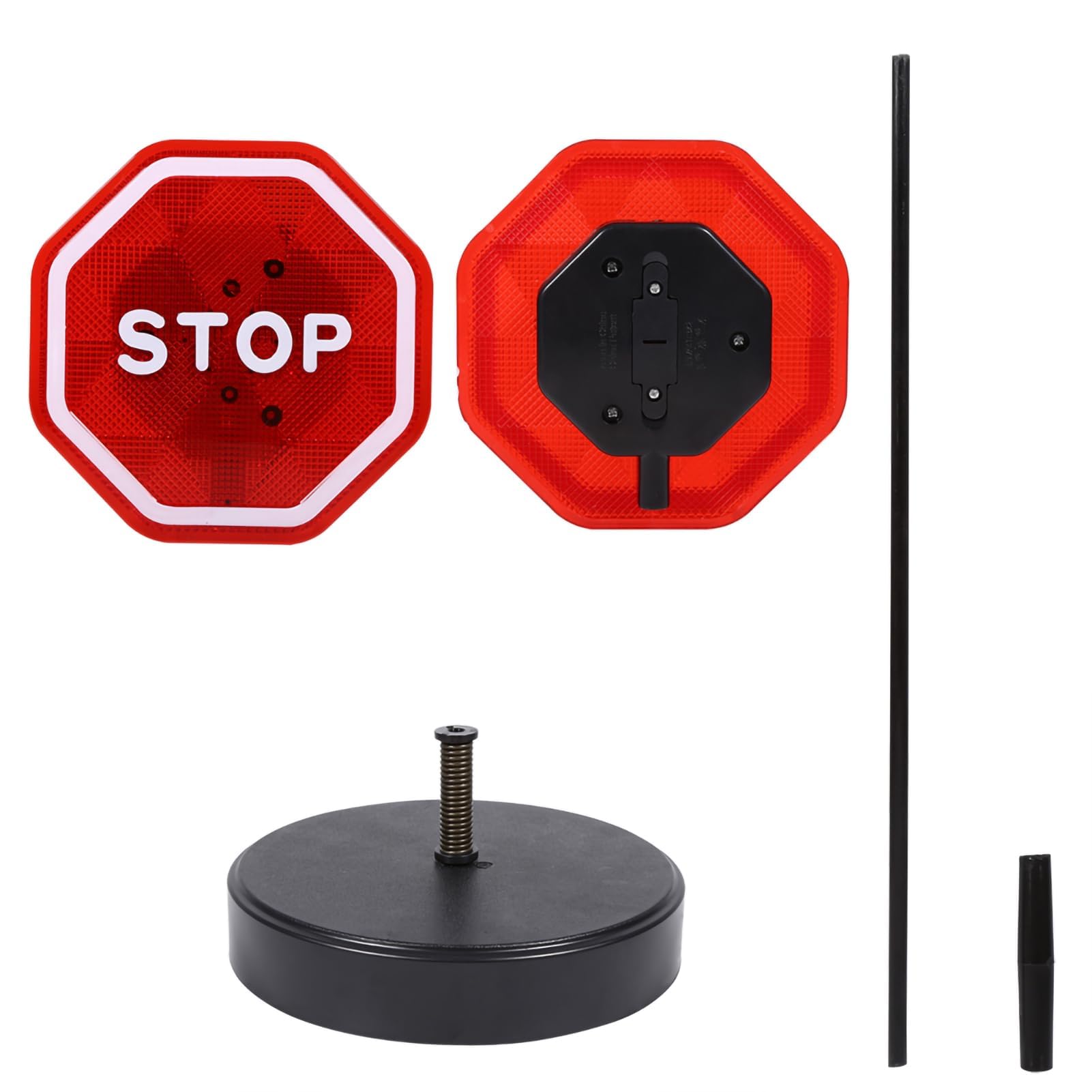 Ejoyous Sensore di Arresto del Parcheggio a LED, Sensore di Arresto a LED Lampeggiante con Supporto per L'assistente di Arresto per Il Parcheggio per i Garage Veicolo All'Indietro