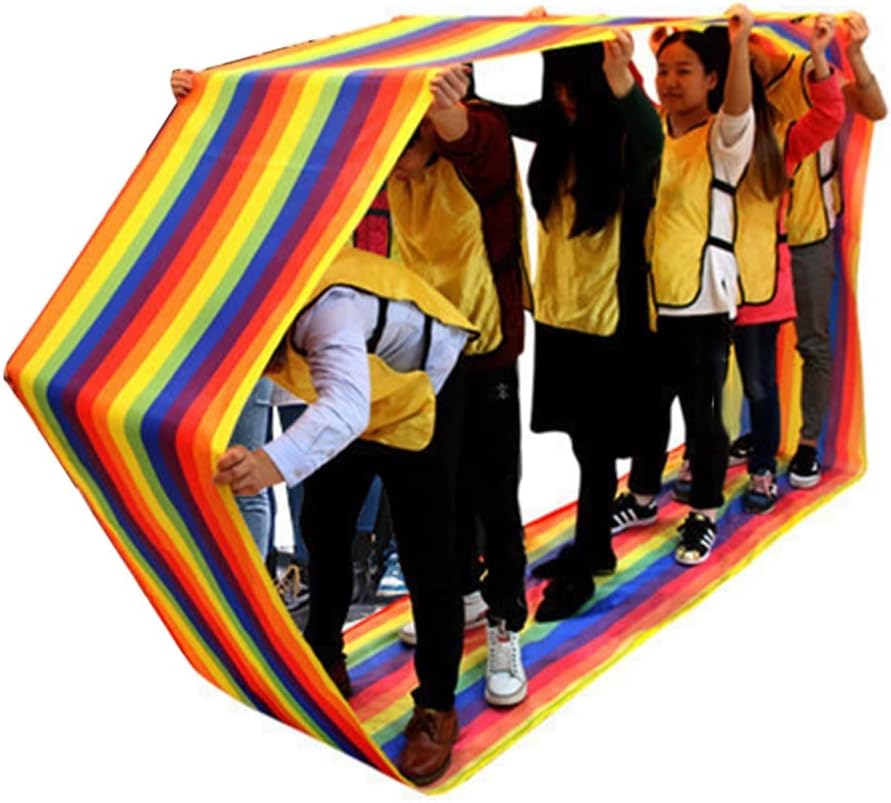 4-20M Teamwork Game Running Mat, Kids Physical Training Balance Coordination Obstacle Course Training Aids (Size : Adult-20M) ()