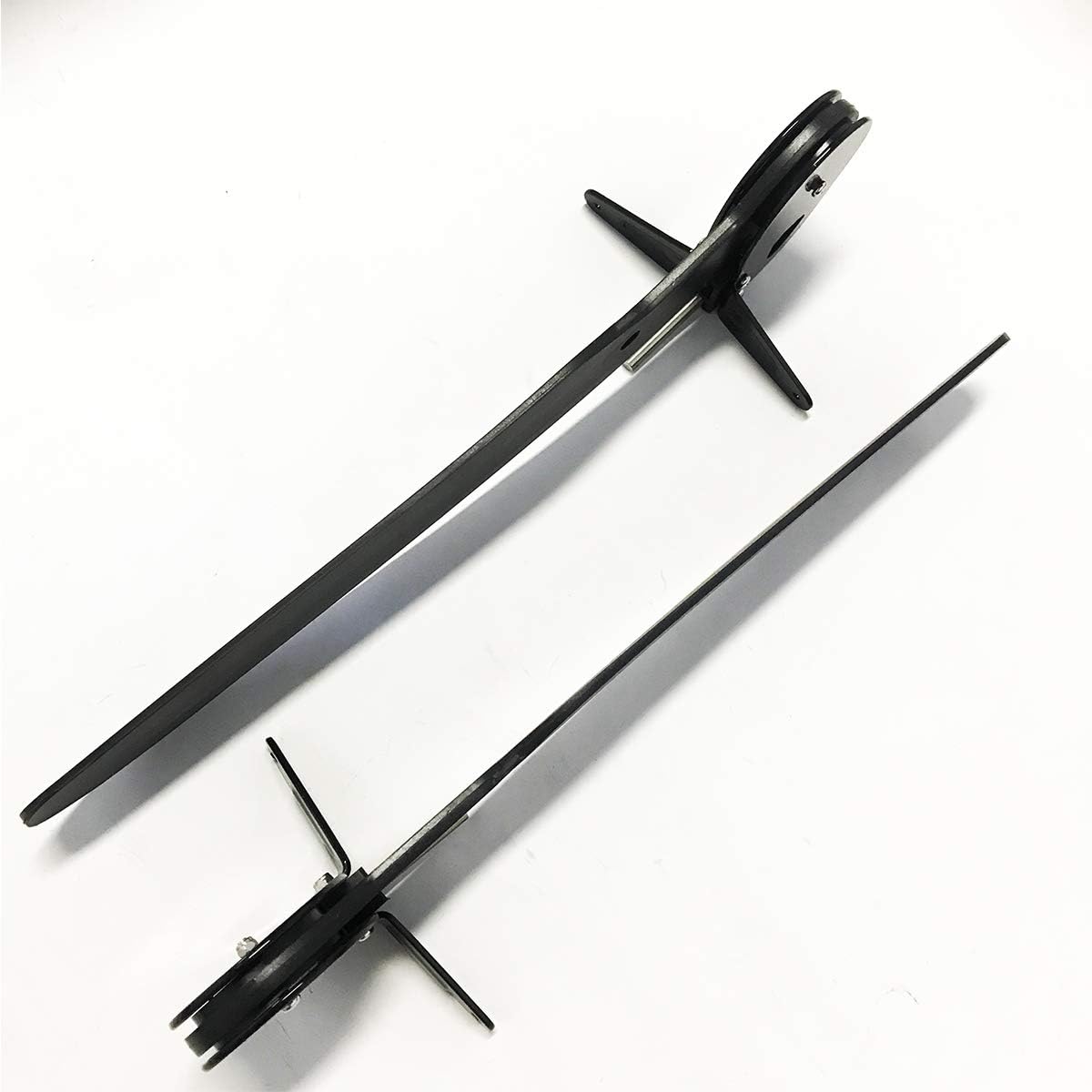 Liker Kayak 2pcs Rudder with Aluminum Alloy Base Nylon Blade for most sea kayak/fishing kayak no hardware