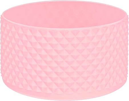 QIANHAI Silicone Boots for Stanley Quencher Adventure 40oz Tumbler & IceFlow 30oz 20oz - Protective Silicone Sleeve Fits HydroFlask 12-24OZ Stanley Cup Accessories 3D-1Pink