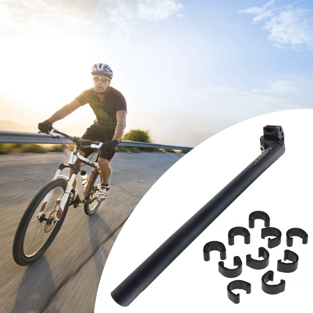 Bike Seat Post, 25.4 x 350mm Alumium Adjustable Bicycle Seatpost for