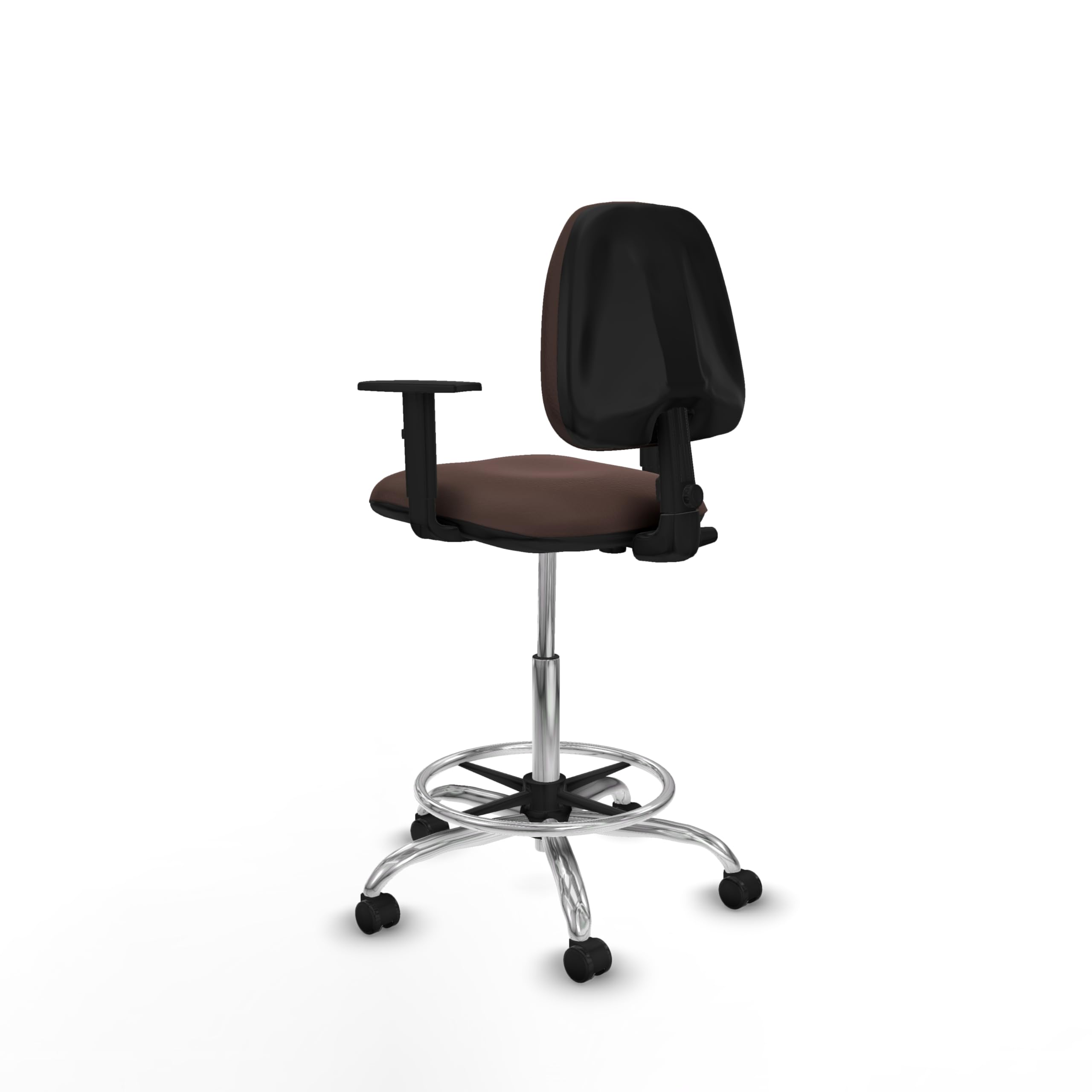 Piqueras y Crespo Taburete Isso: Ideal para Banco de Trabajo, Silla para Mostrador Alto y Taburete de Trabajo Taller con Respaldo Regulable en Altura - Marca
