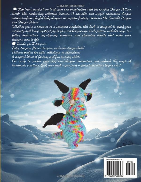 Crochet Dragon Pattern Book: 11 Magical & Cute Amigurumi Dragon Patterns for Every Skill Level - Image 2