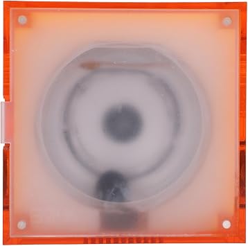 LICAEVEY Dancing Ferrofluid Speaker, Magnetic Fluid Ferrofluid Sound Visualizer Speaker with Smart Sensing Lighting, Desk Decor for Bedroom, Office Orange