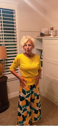 Yellow and green lemon pants
