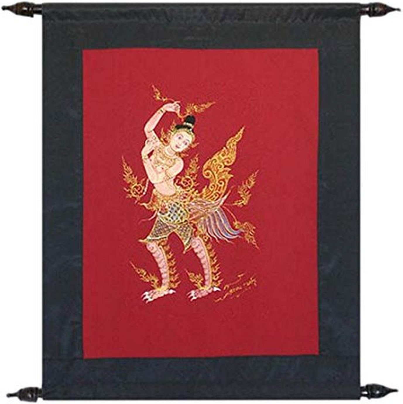 NOVICA Kinaree Femininity Cotton Wall Hanging