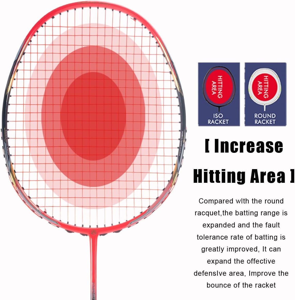 ALP-188 Air 10U G5 Super Light Professional Full Carbon Fiber Badminton Rackets Set of 2, Graphite Padel Badminton Racquets for Outdoor Backyard Sports Including 1 Carrying Bag