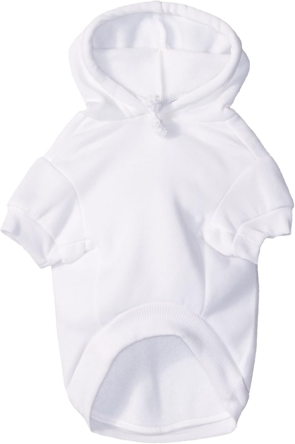 Mirage Pet Products 12-Inch Happy New Year Rhinestone Hoodies, Medium, Cream, off-white - Image 3