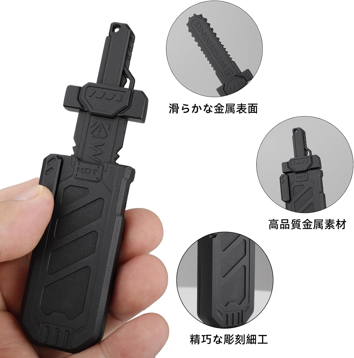 Fidget Toy Metal ADHD Toy Stress Relief Fidget for Adults Killing Time Fidget (Silver)